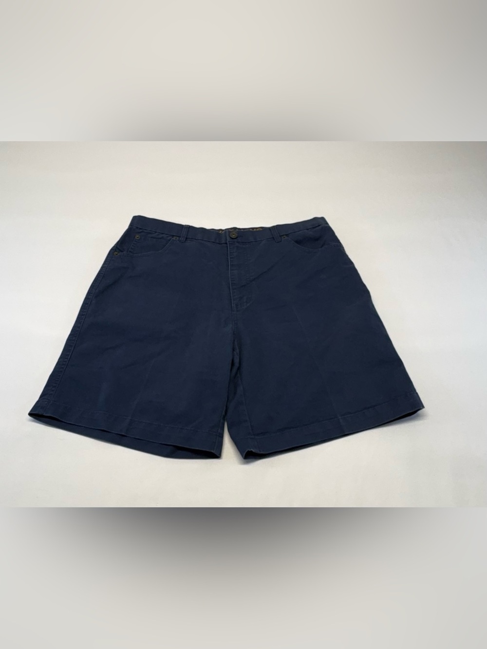 Denver Hayes Navy Flat-Front Men's Shorts Size 34